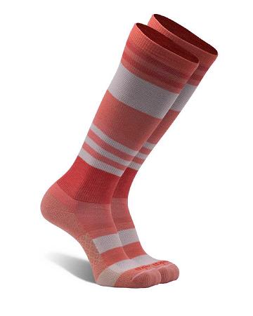 Chaussettes Dansko Stria Knee High Coral Femme Rouge | FR 229SGL